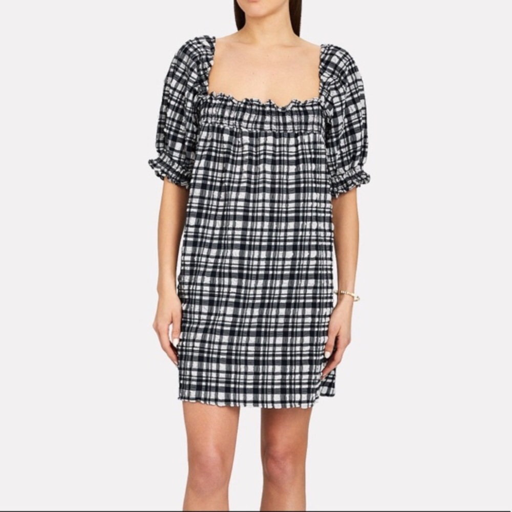 Solid & Striped Gingham Seersucker Babydoll NWT M